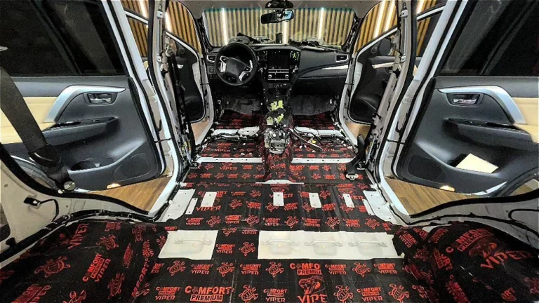 Шумоизоляция Mitsubishi Montero Sport 2022 пол2